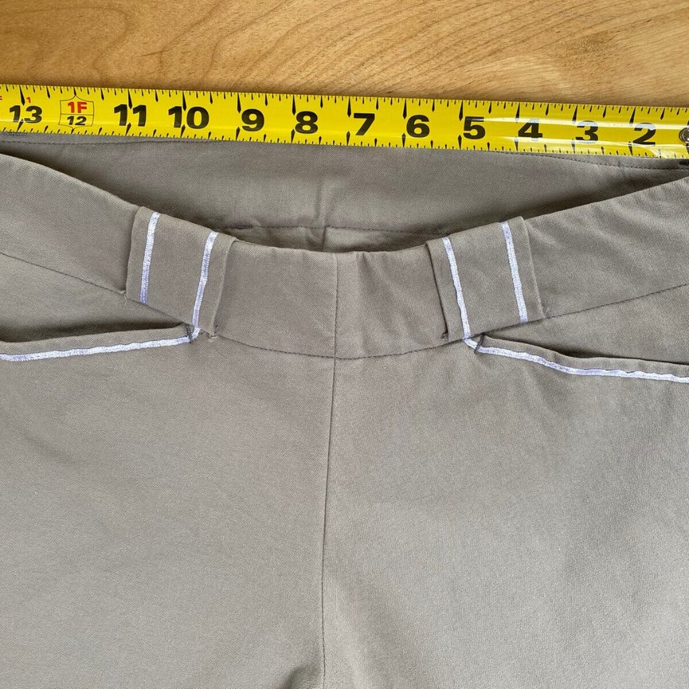 Trainer's Choice Euro Seat Breeches Riding Pants Sz 26R fits like 28 Gray - Picture 5 of 14